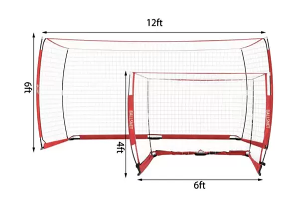 Fotbollsträningsnät Grupp III
