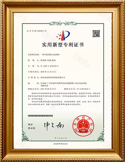 Bruksmodellpatentcertifikat