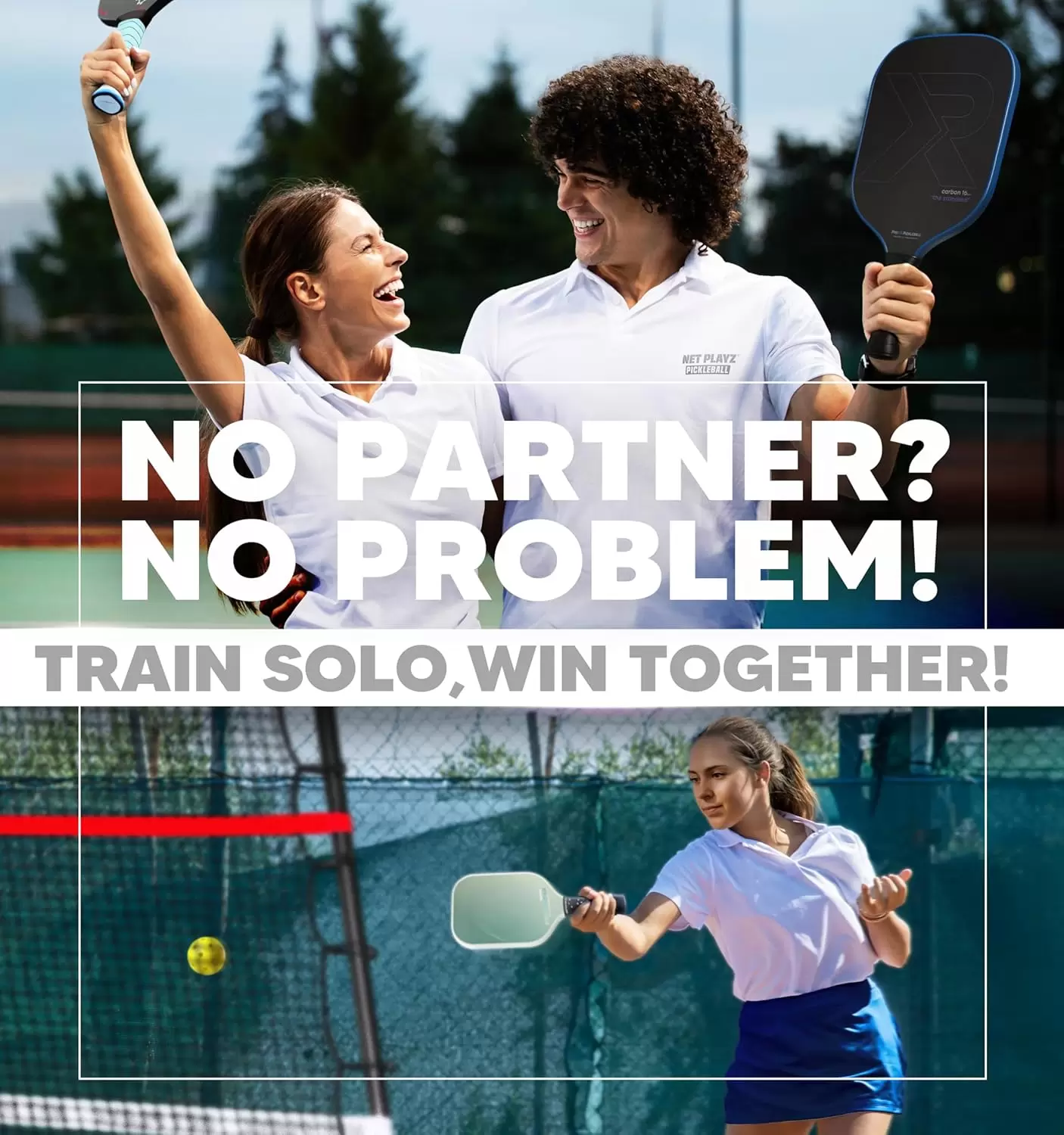 6*6ft 2-i-1 st&aring;lr&ouml;rspickleball III