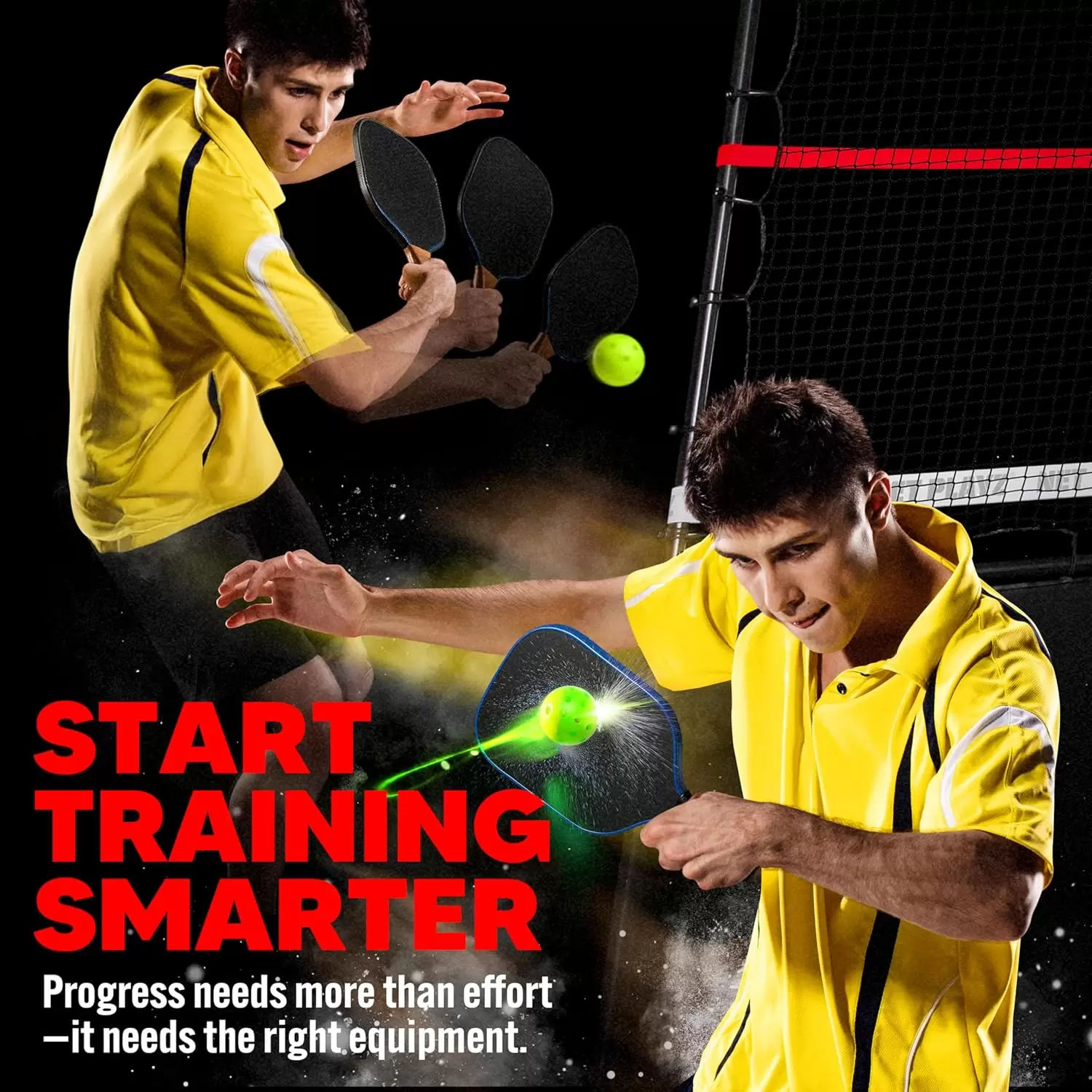 6*6ft 2-i-1 st&aring;lr&ouml;rspickleball III