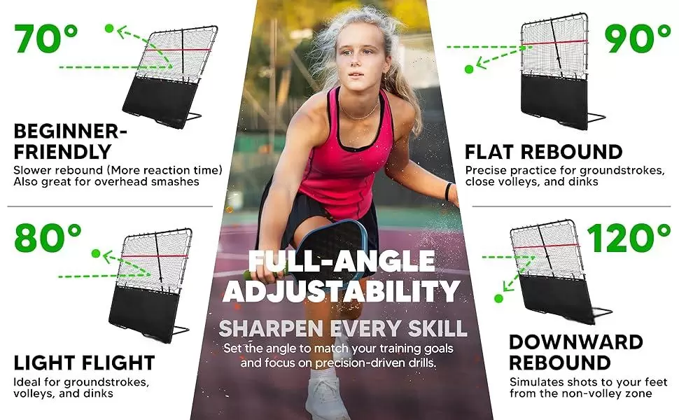 6*6ft 2-i-1 st&aring;lr&ouml;rspickleball III