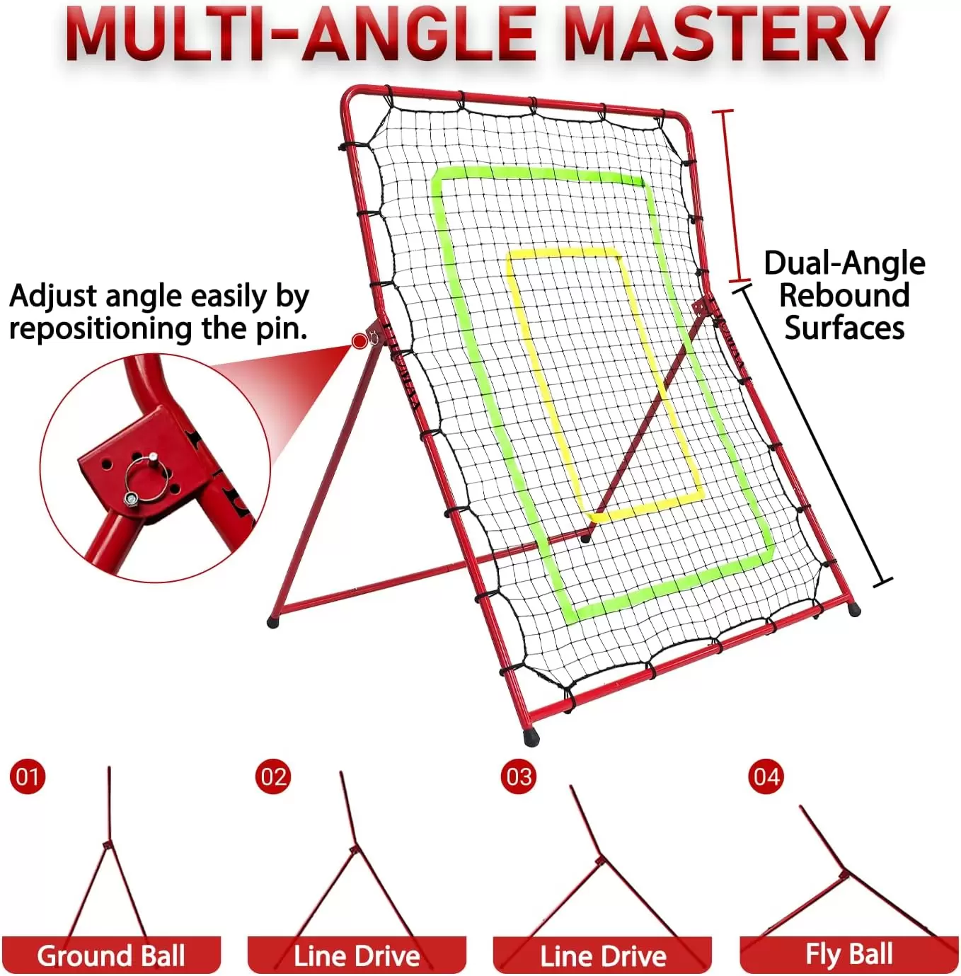 Storlek 2-1 konvertibelt multisport reboundn&auml;t &Iota;&Iota;