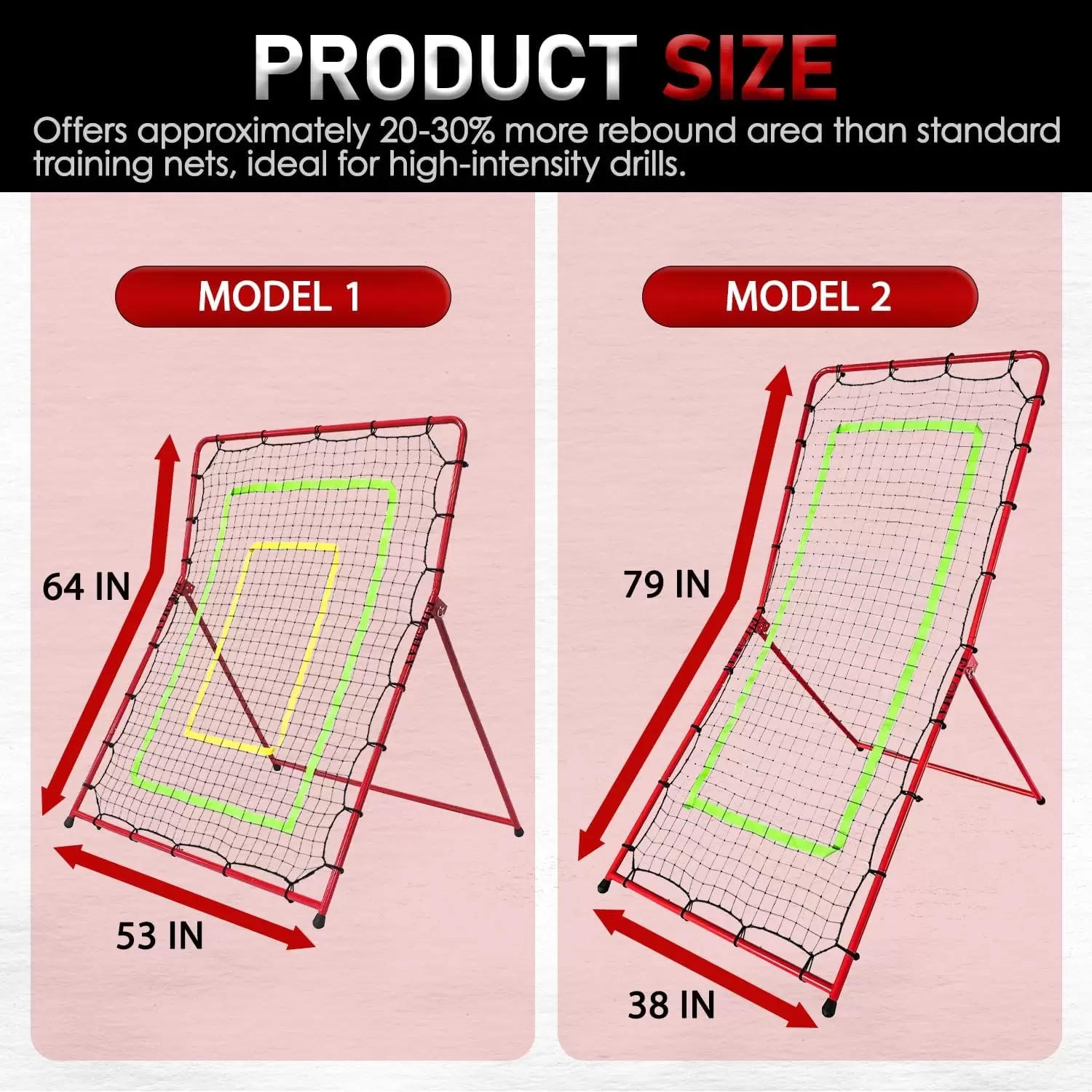 Storlek 2-1 konvertibelt multisport reboundn&auml;t &Iota;&Iota;