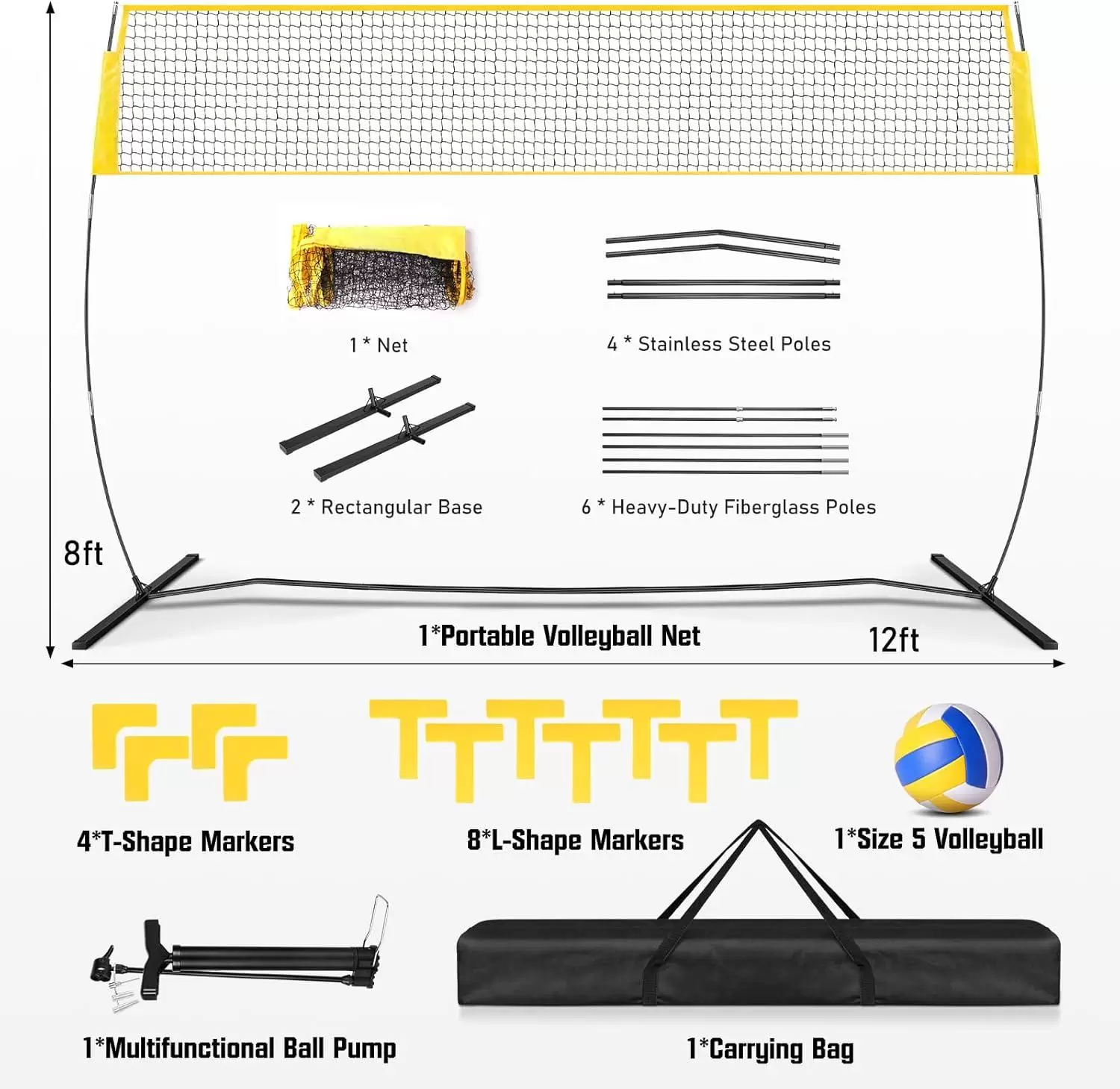 B&auml;rbart volleybolltr&auml;ningsn&auml;t