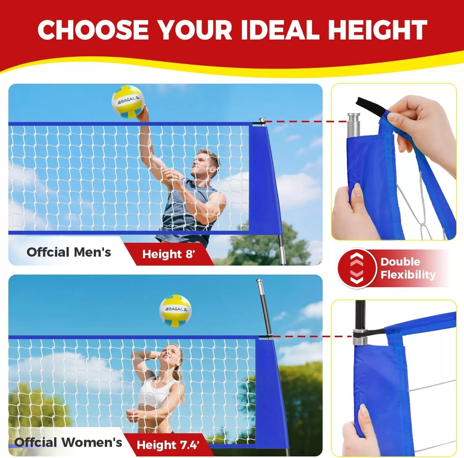 B&auml;rbart volleybolltr&auml;ningsn&auml;t