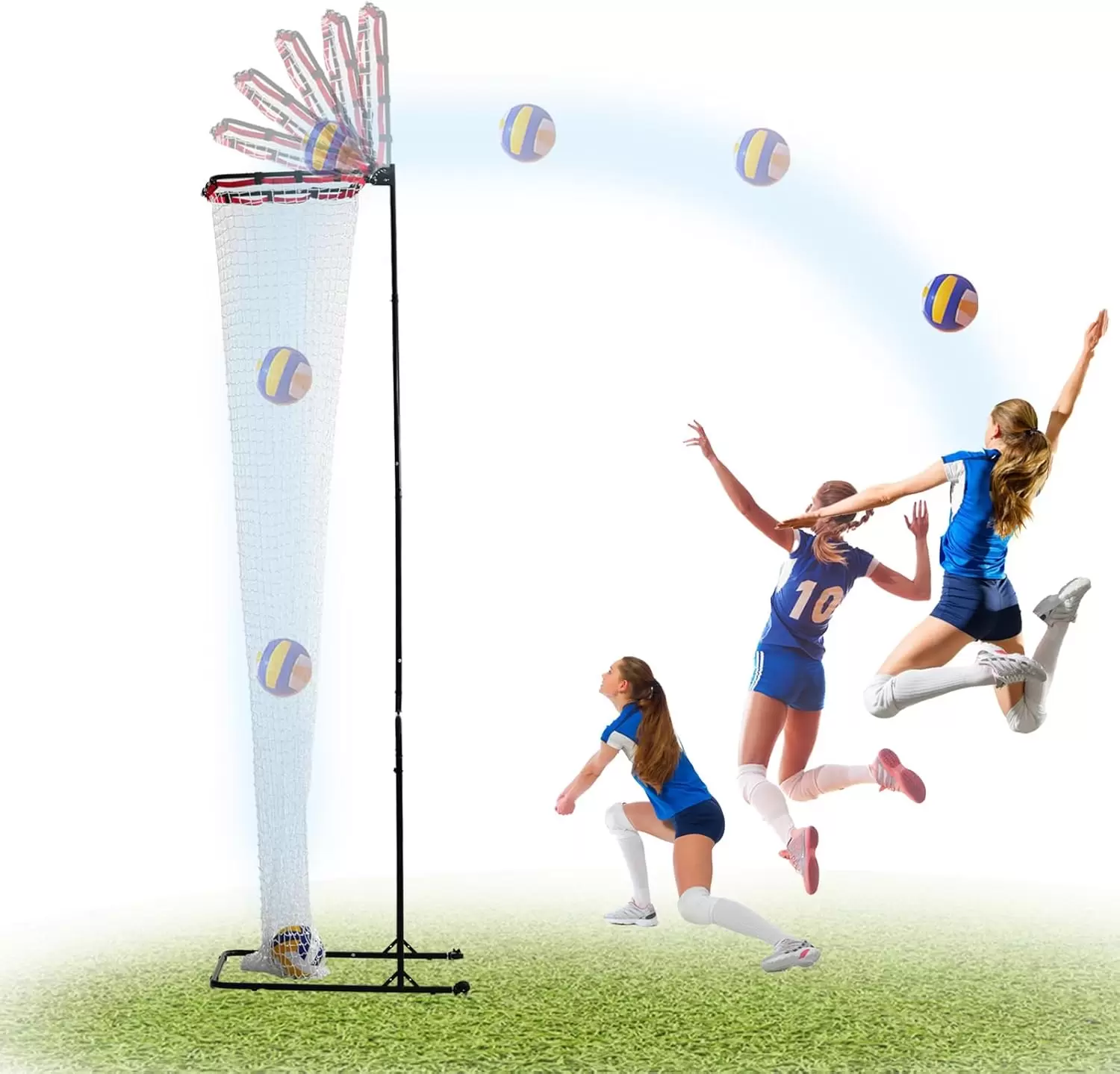 Justerbart tr&auml;ningsset f&ouml;r volleyboll &Iota;&Iota;