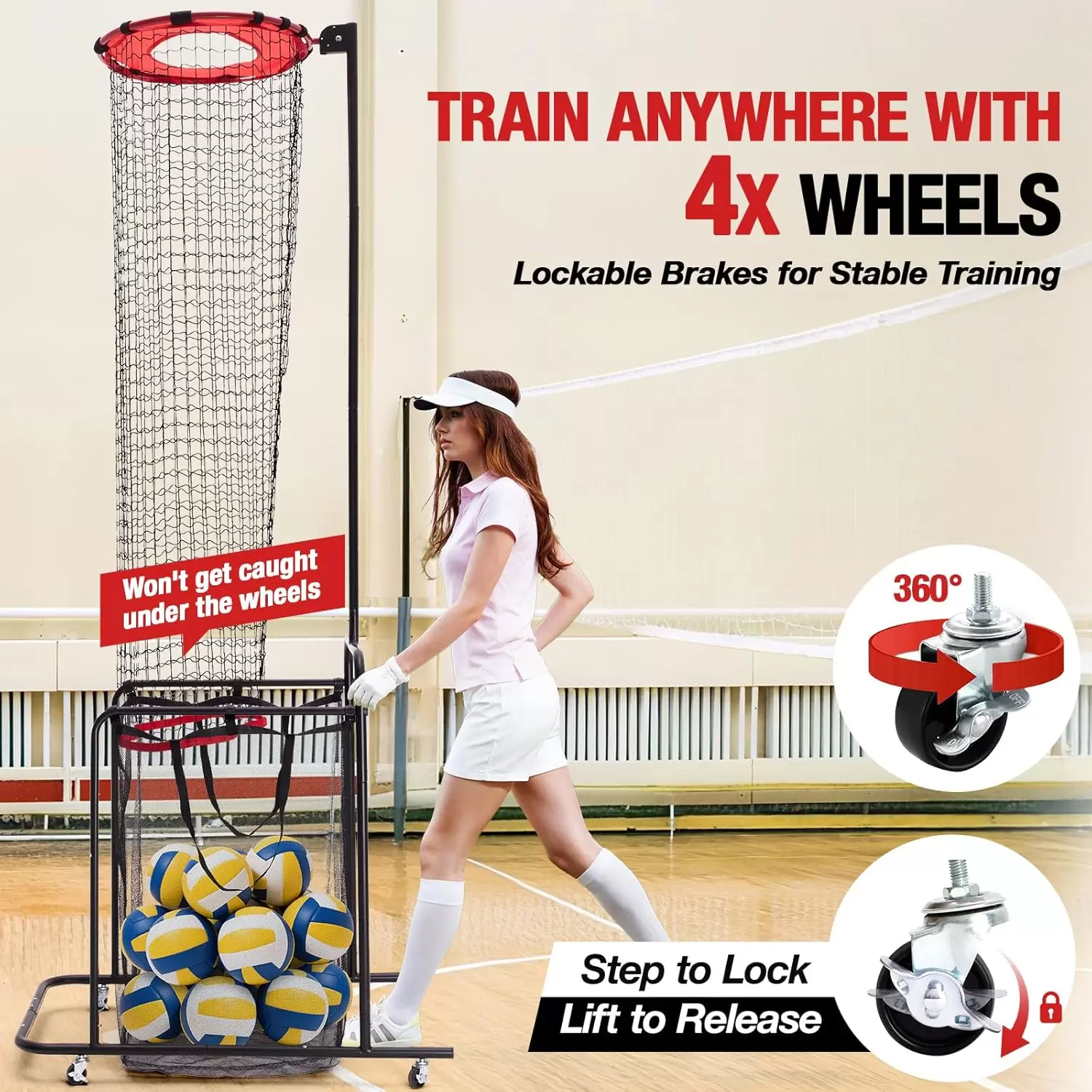 Justerbart tr&auml;ningsset f&ouml;r volleyboll &Iota;&Iota;&Iota;