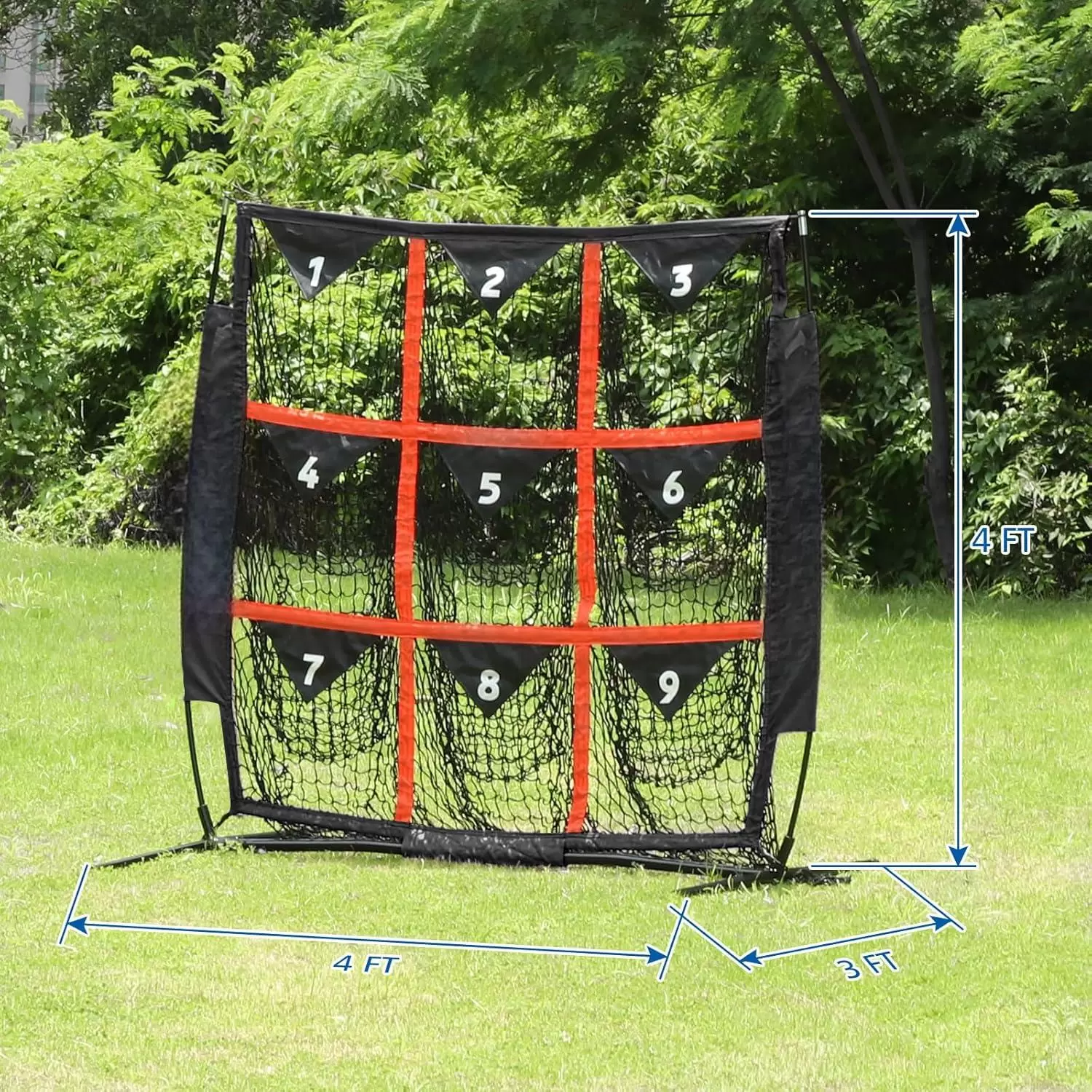 4x4ft 9-h&aring;ls basebolltr&auml;ningsn&auml;t