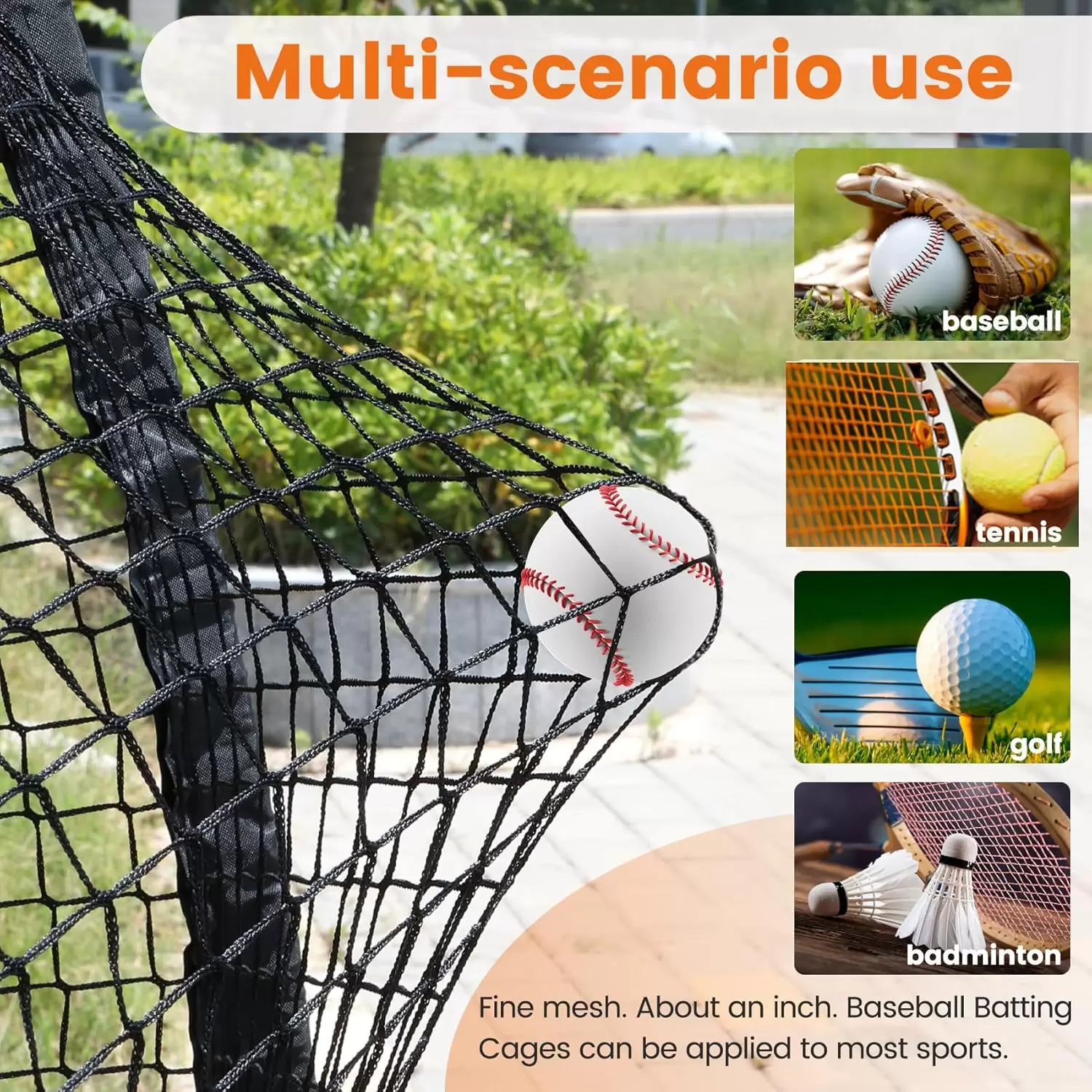 Baseboll- och softbollsn&auml;t