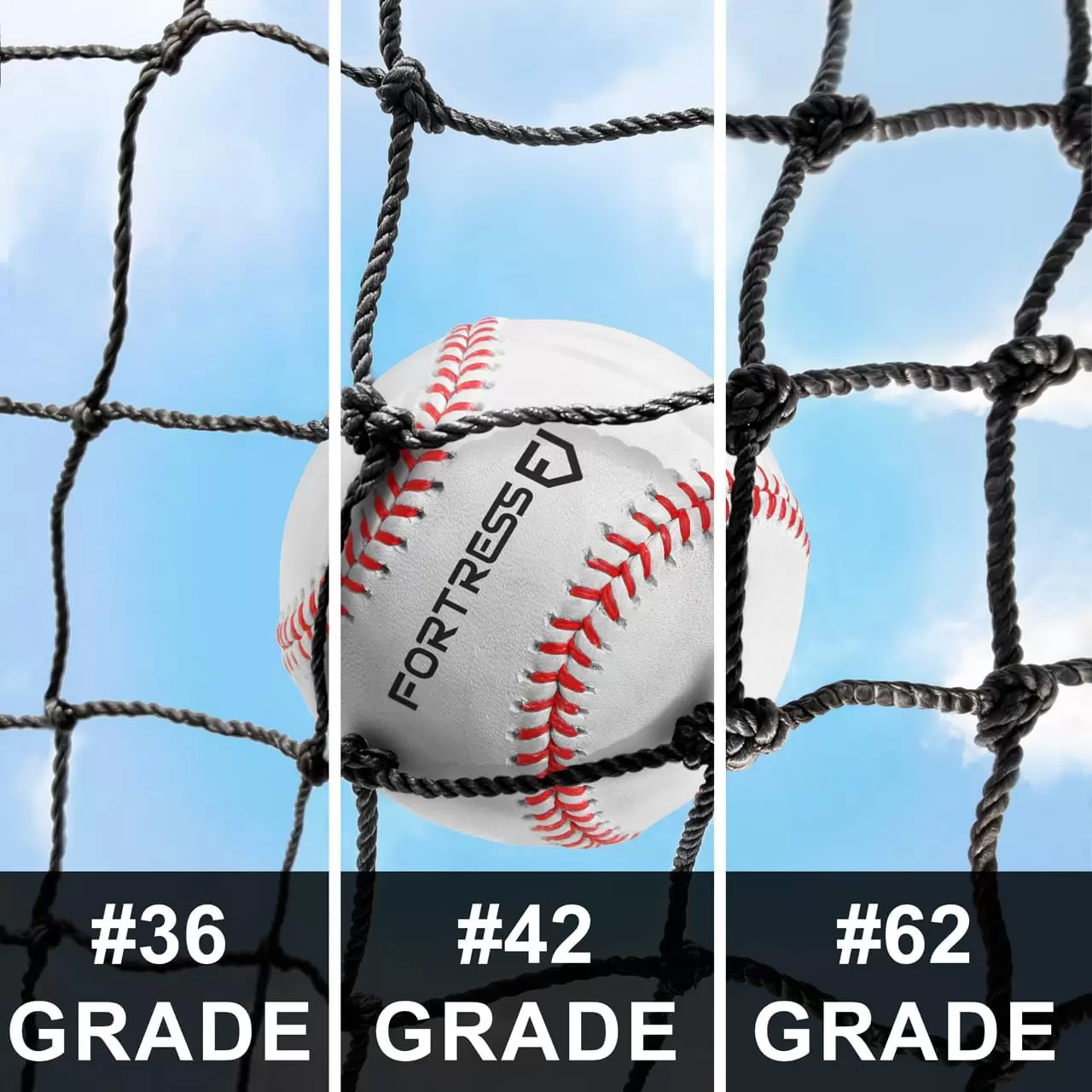 Baseboll- och softbollsn&auml;t (endast n&auml;t)