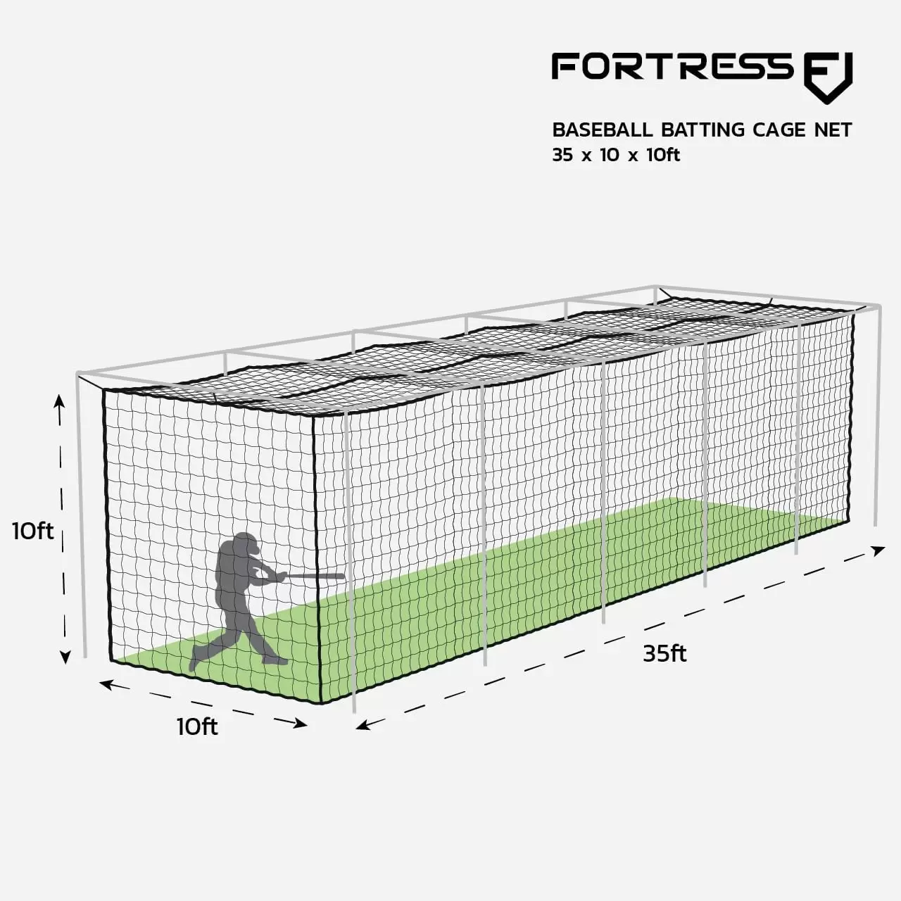 Baseboll- och softbollsn&auml;t (endast n&auml;t)