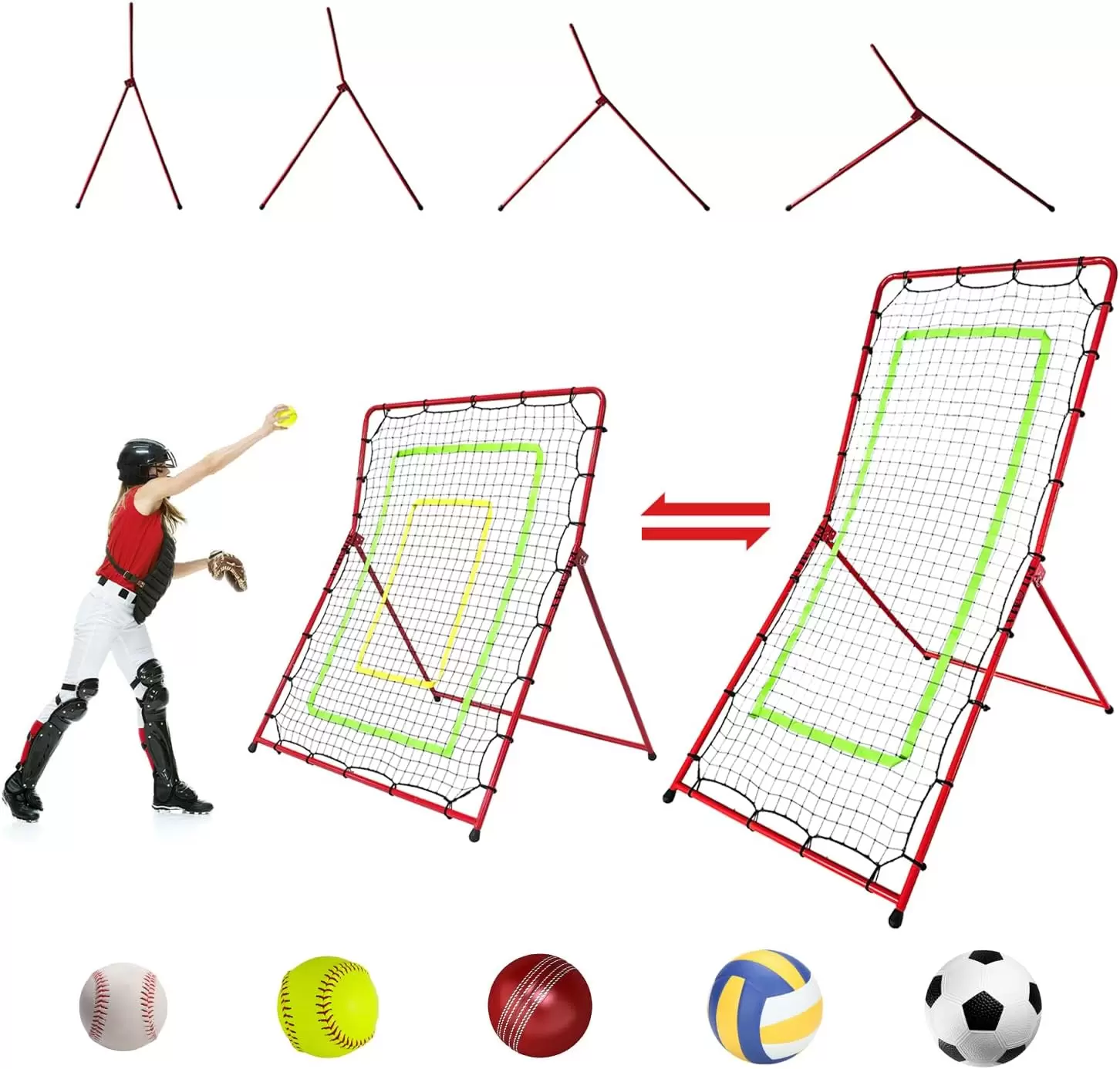 Storlek 2-1 konvertibelt multisport reboundn&auml;t &Iota;&Iota;